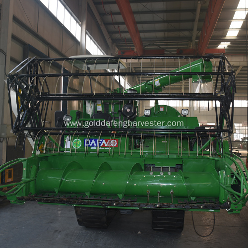 low consumption rice combine harvester high efficiency